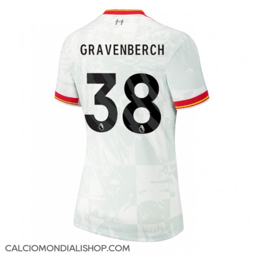 Maglie da calcio Liverpool Ryan Gravenberch #38 Terza Maglia Femminile 2024-25 Manica Corta